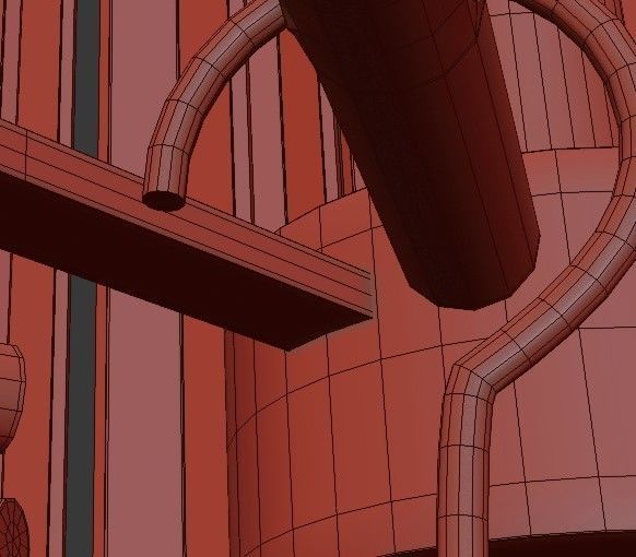 RH collection pendant lamp 3D model_149