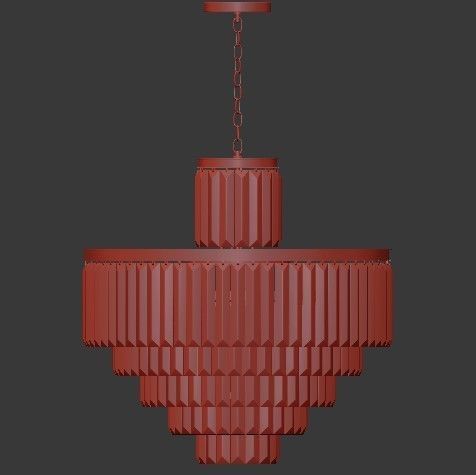 RH collection pendant lamp 3D model_64