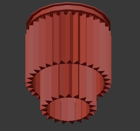 RH collection pendant lamp 3D model_44