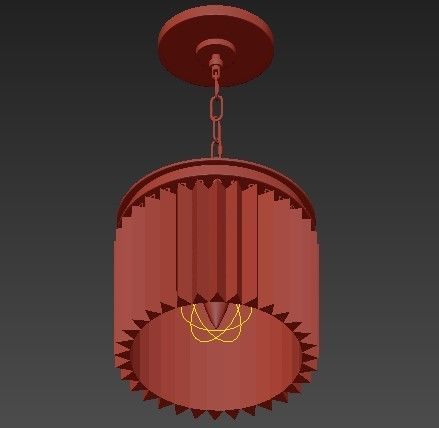 RH collection pendant lamp 3D model_36
