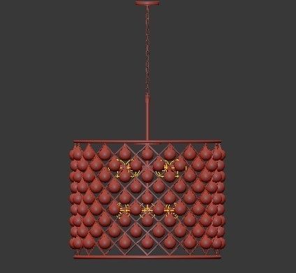 RH collection pendant lamp 3D model_114