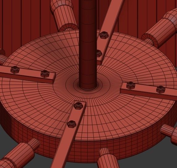 RH collection pendant lamp 3D model_70