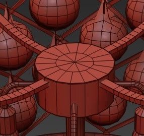 RH collection pendant lamp 3D model_96