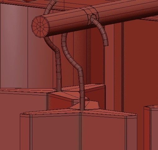 RH collection pendant lamp 3D model_140