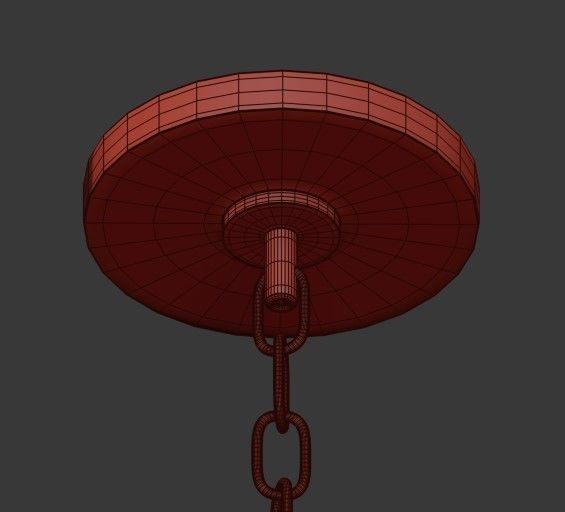 RH collection pendant lamp 3D model_72