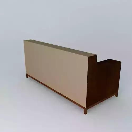 Simple leather couch