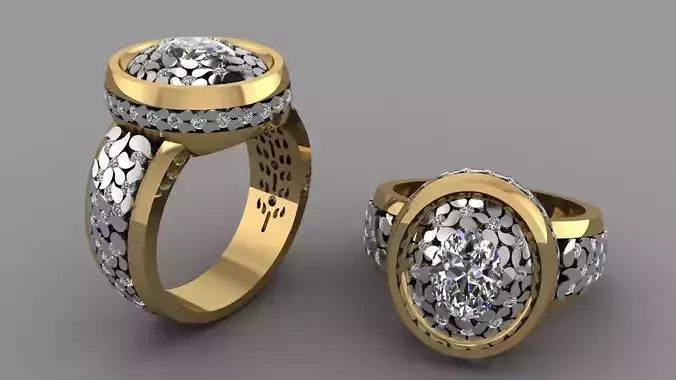 Mens ring estet style 1906