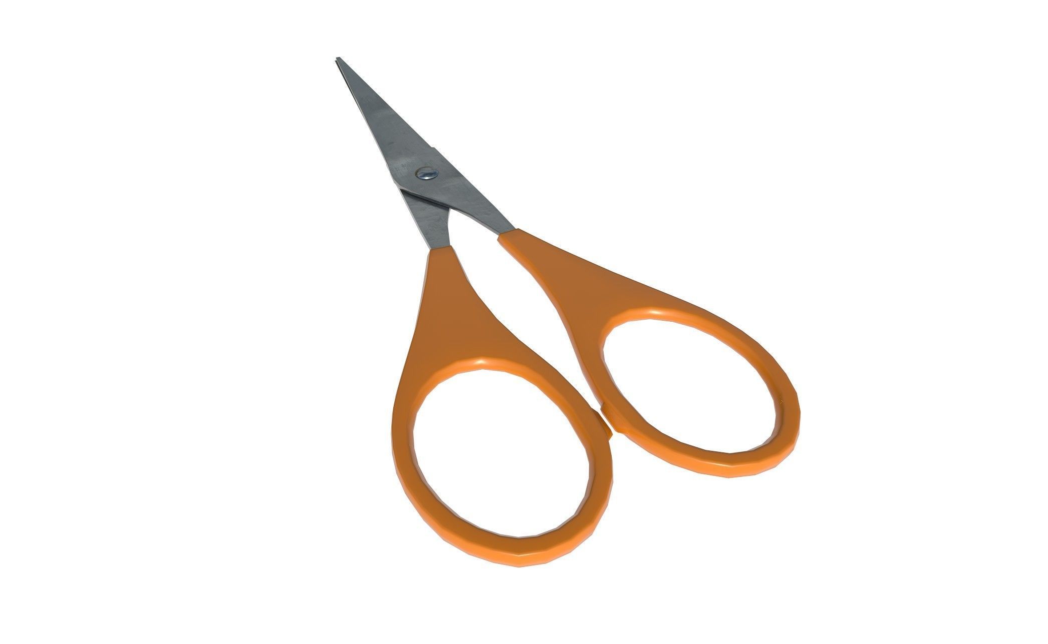 Game-Ready Scissors with 4K-PBR Texture Set Low-poly 3D model_2
