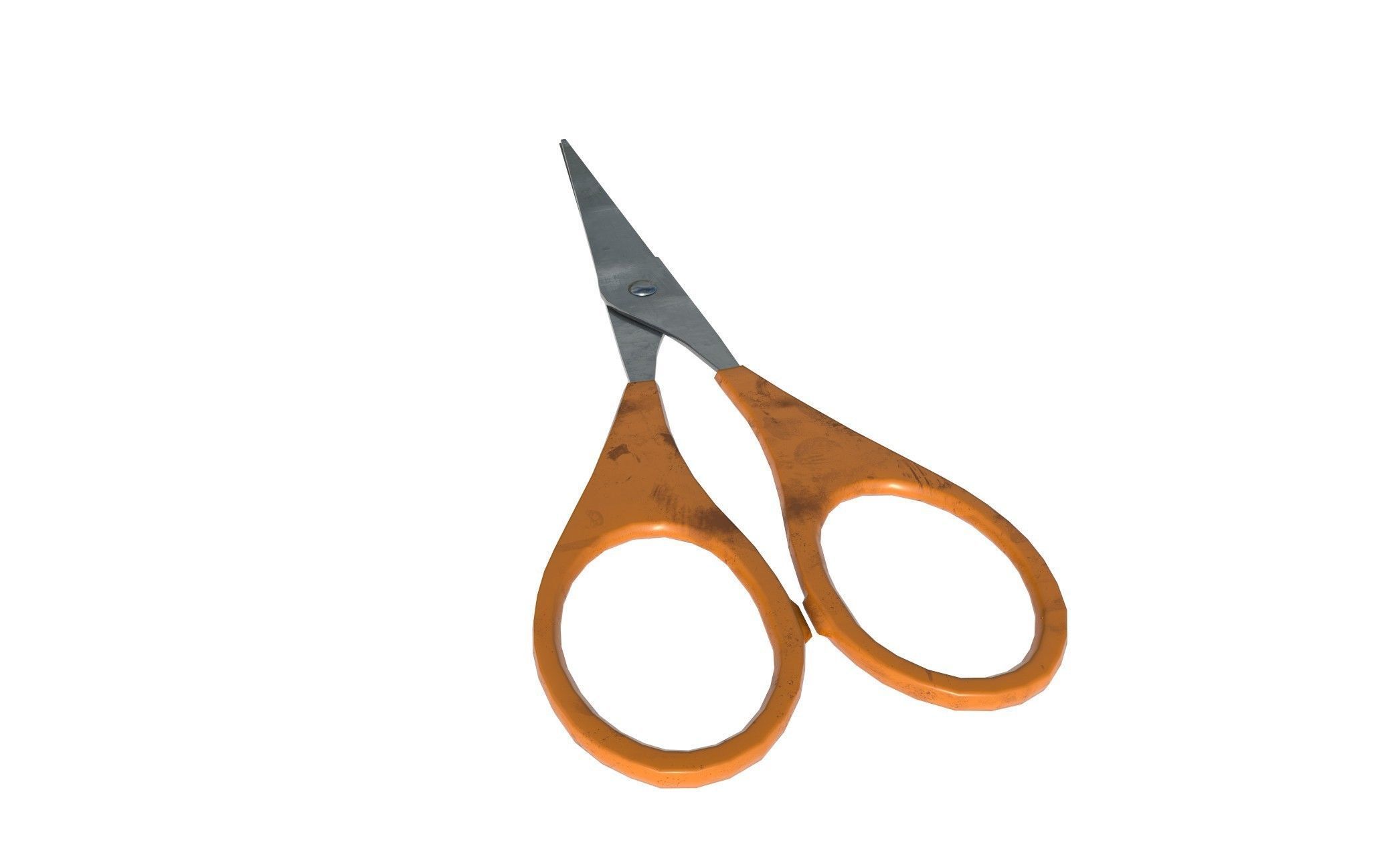 Game-Ready Scissors with 4K-PBR Texture Set Low-poly 3D model_5