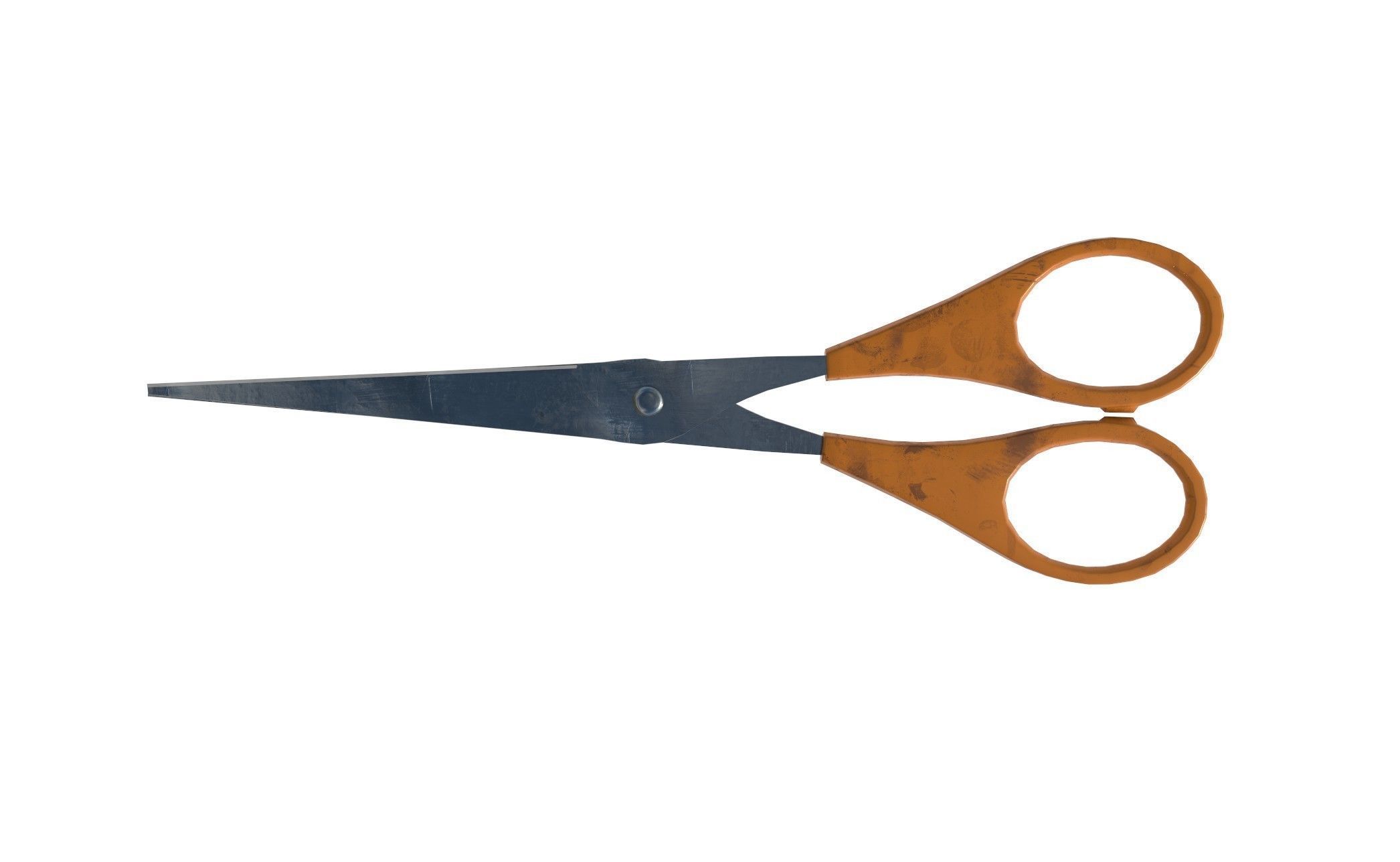 Game-Ready Scissors with 4K-PBR Texture Set Low-poly 3D model_6