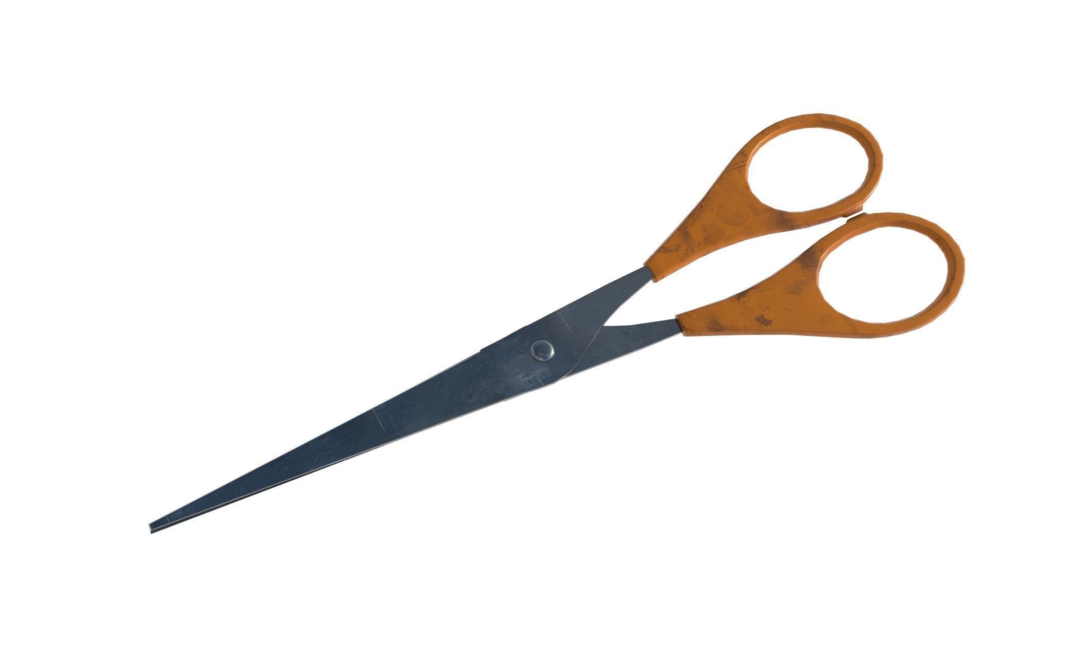 Game-Ready Scissors with 4K-PBR Texture Set Low-poly 3D model_4