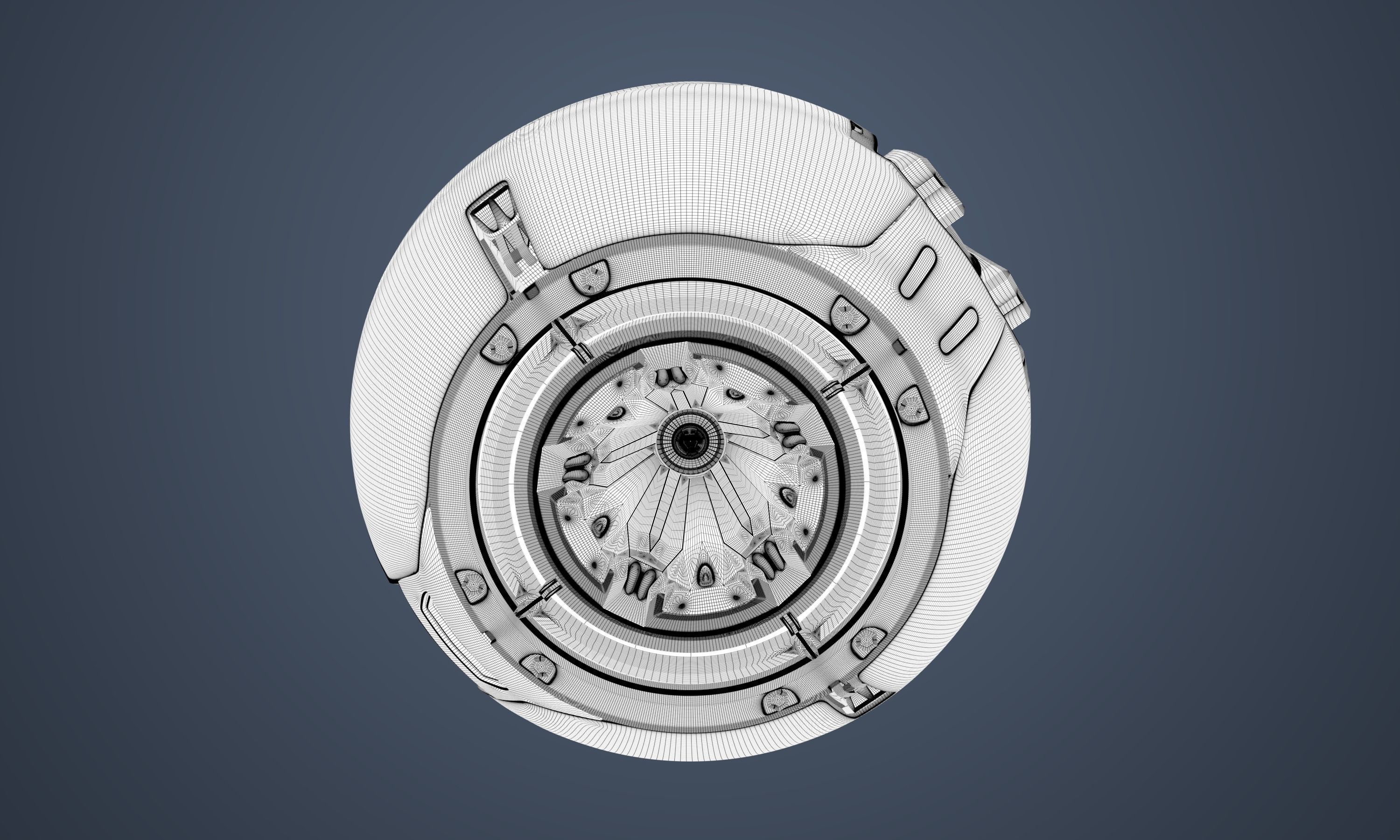 Surveillance Drone Mk1 Used Look 3D model_10