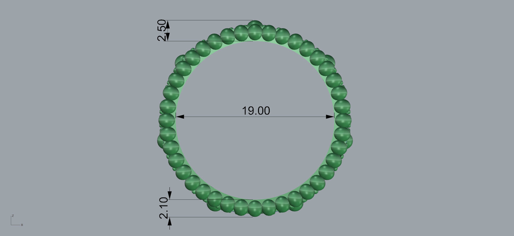 ring van clief style 1908 3D print model_1