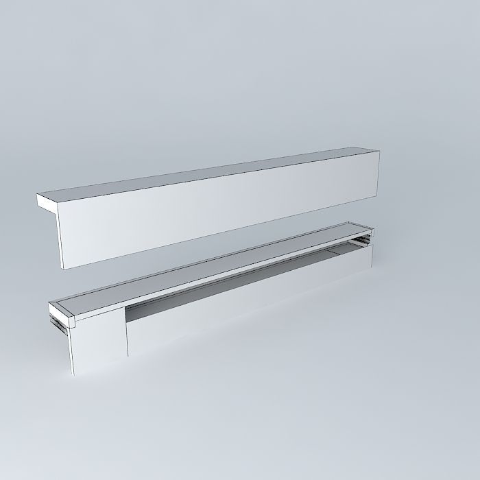 Mantel Shelves Free 3D model_4