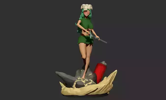 Bleach - Nelliel Tu Odelschwanck - 3d print statue