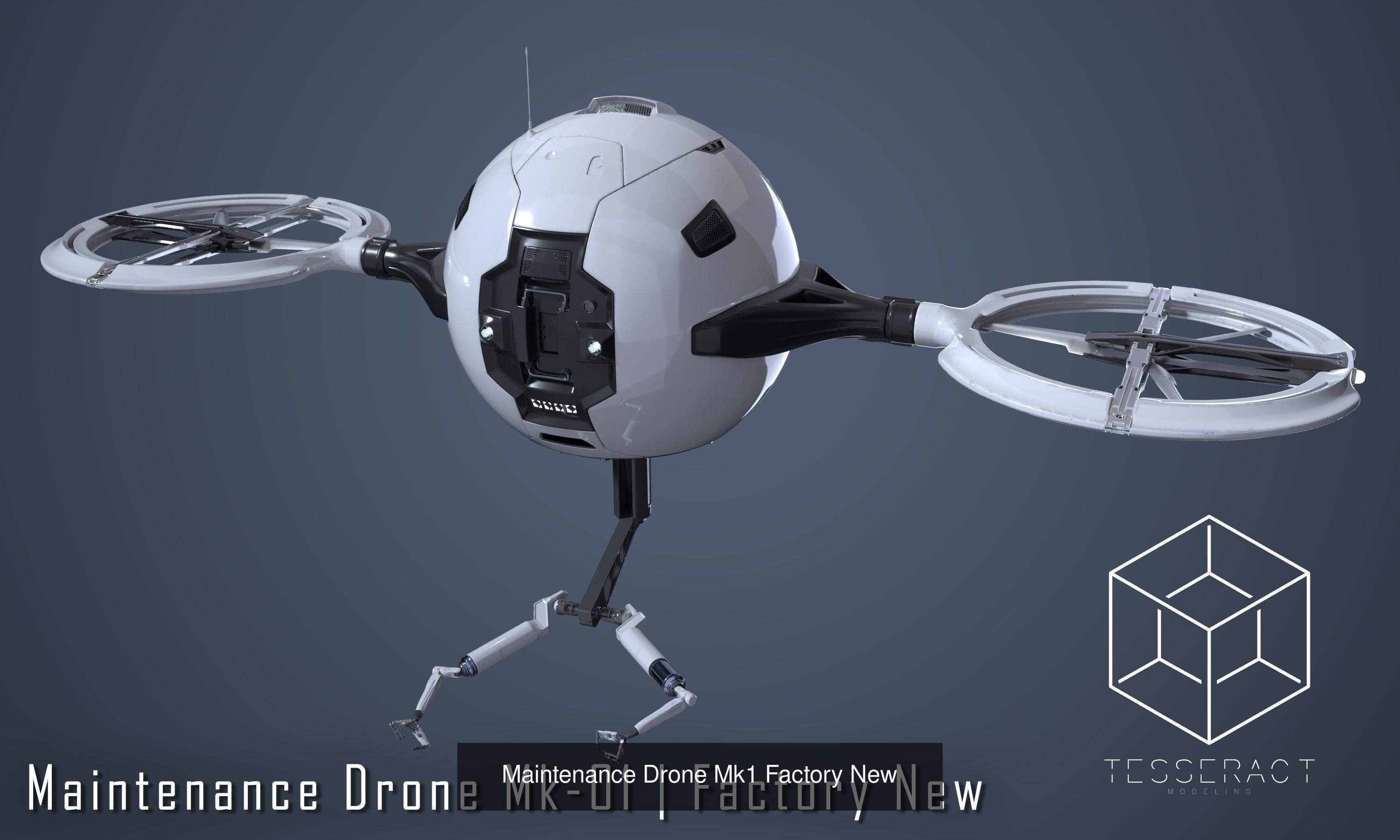 SciFi Drone Megapack 3D Model Collection_6