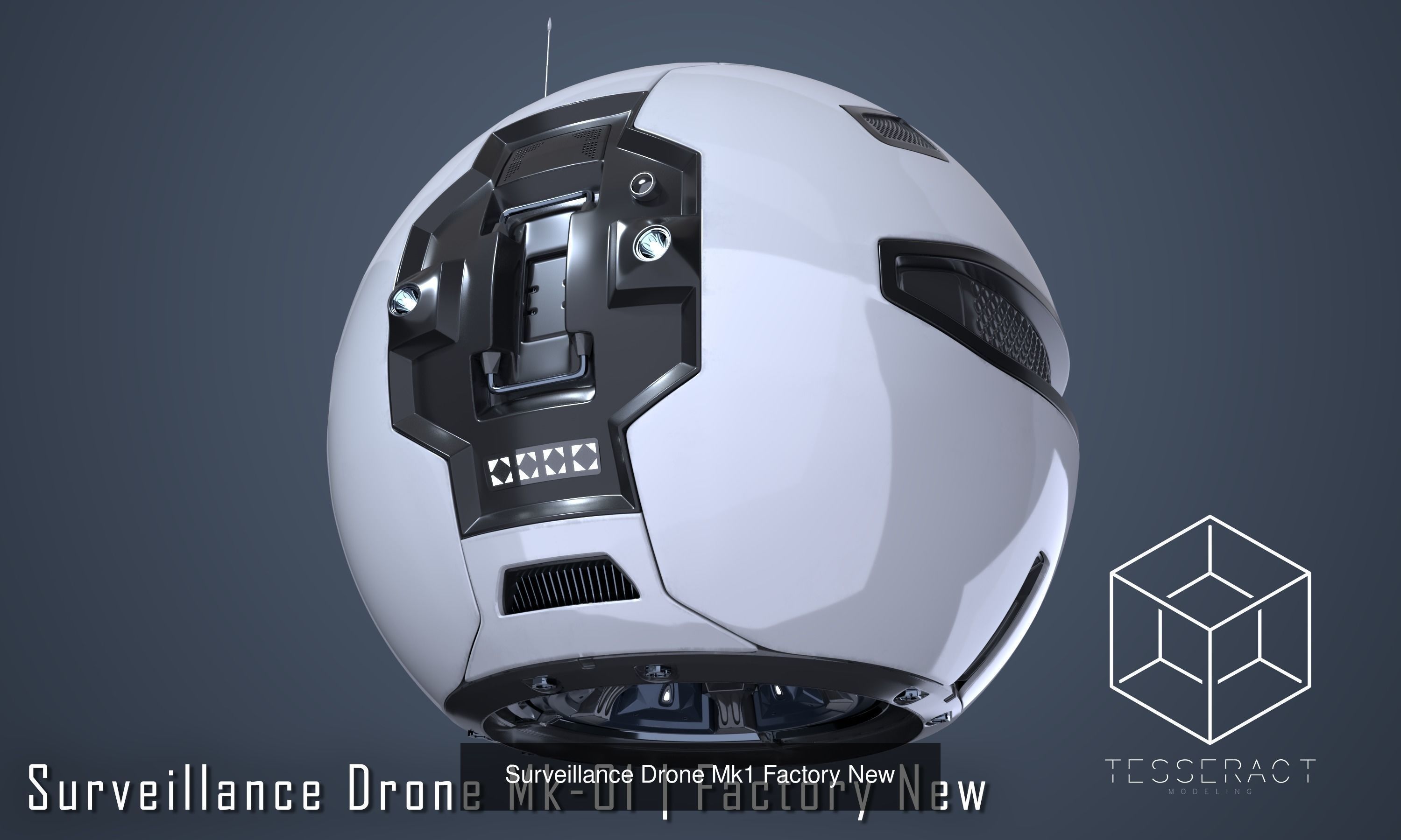 SciFi Drone Megapack 3D Model Collection_3