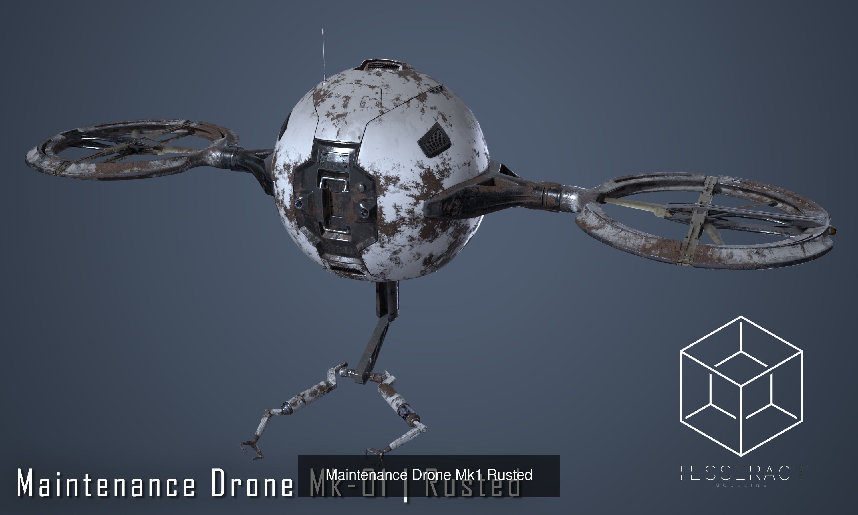 SciFi Drone Megapack 3D Model Collection_8