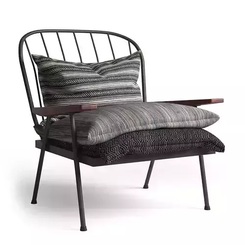 Industrial chair  3D model