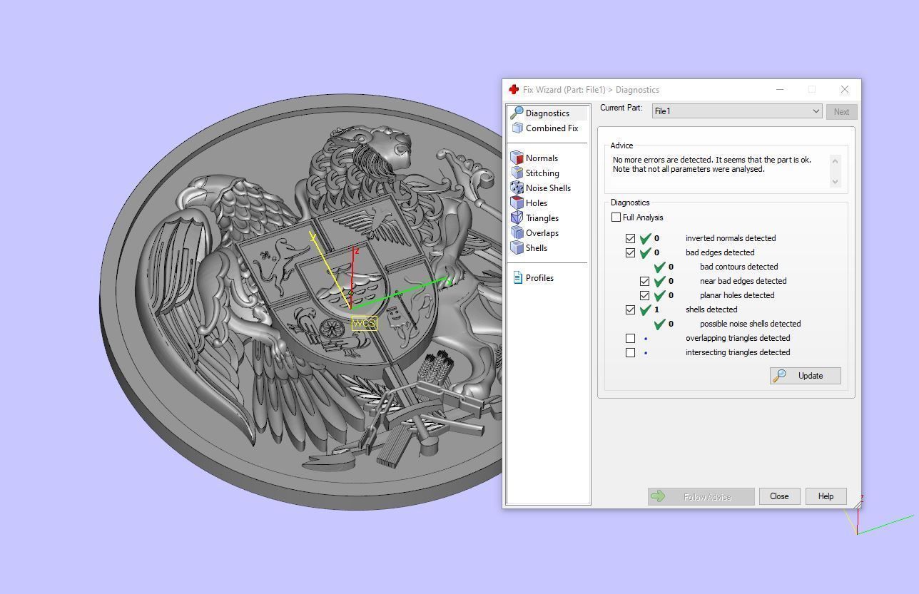 Coat of Armenia 3D print model_2