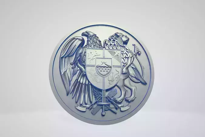 Coat of Armenia 3D print model
