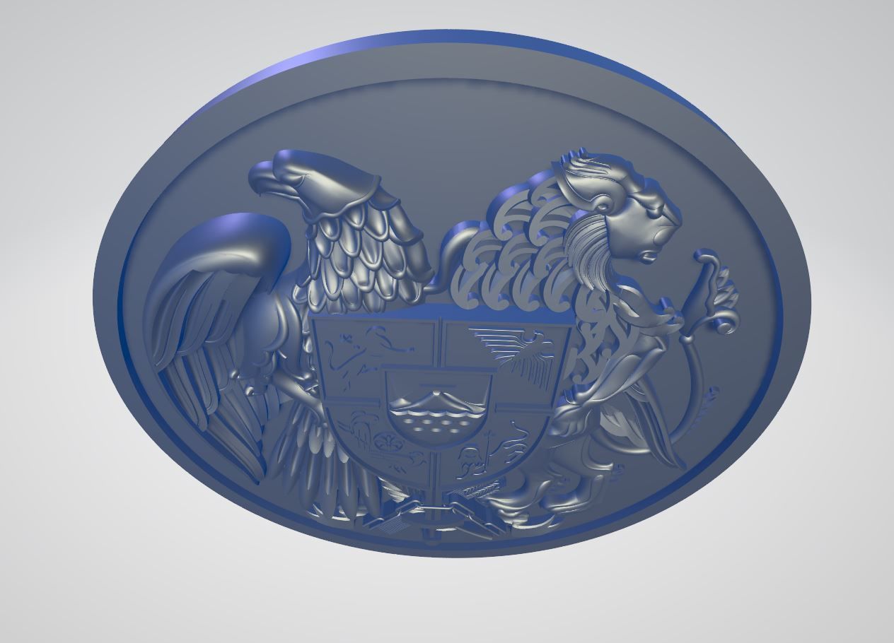 Coat of Armenia 3D print model_7