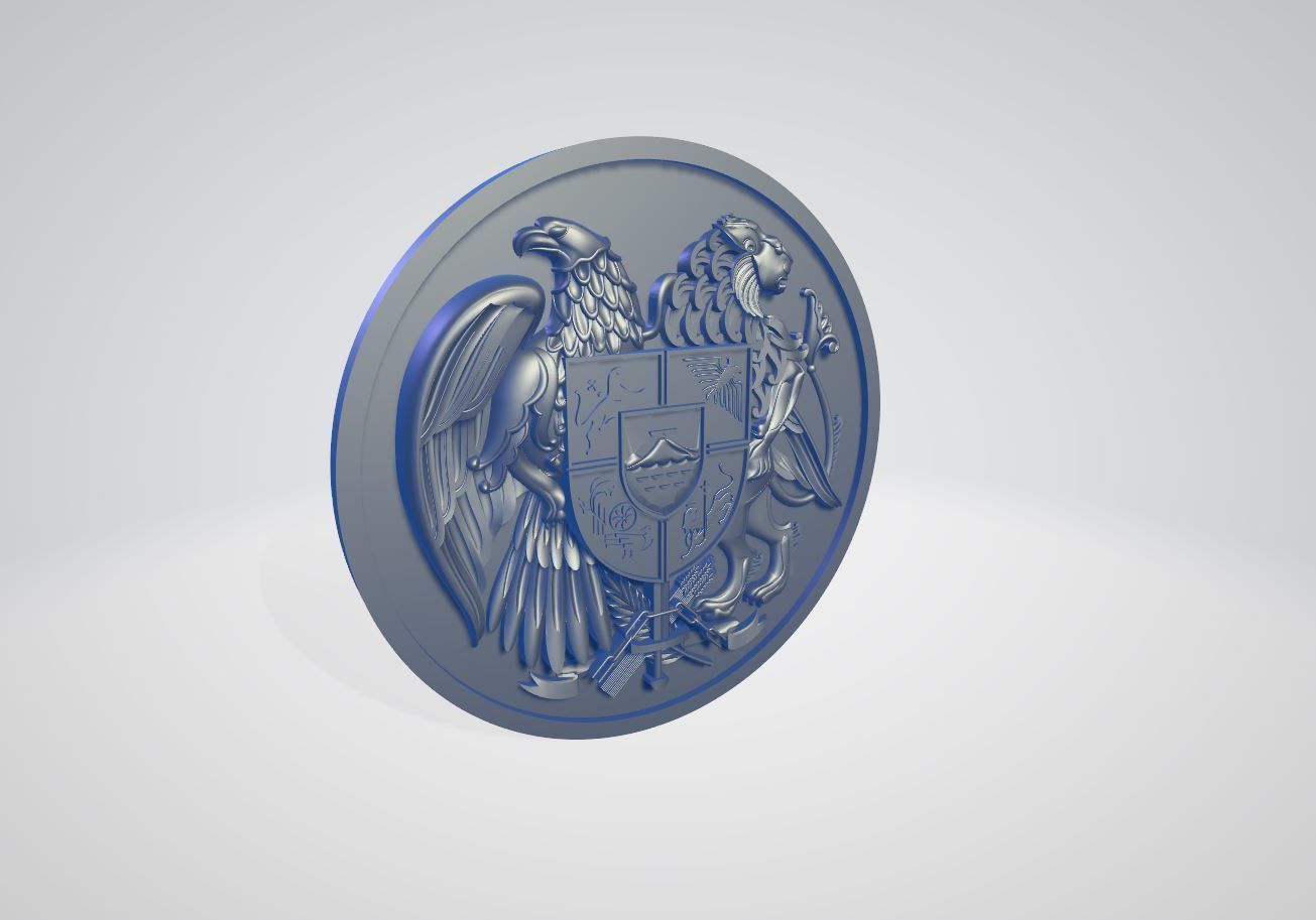 Coat of Armenia 3D print model_4