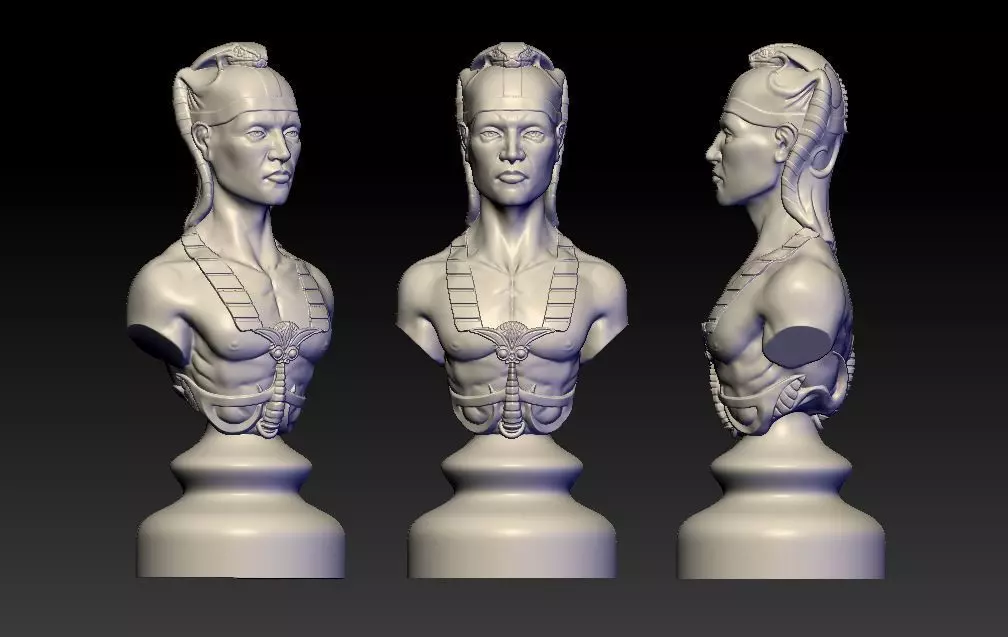 Warrior of Egypt - One Figure 3D print model_0