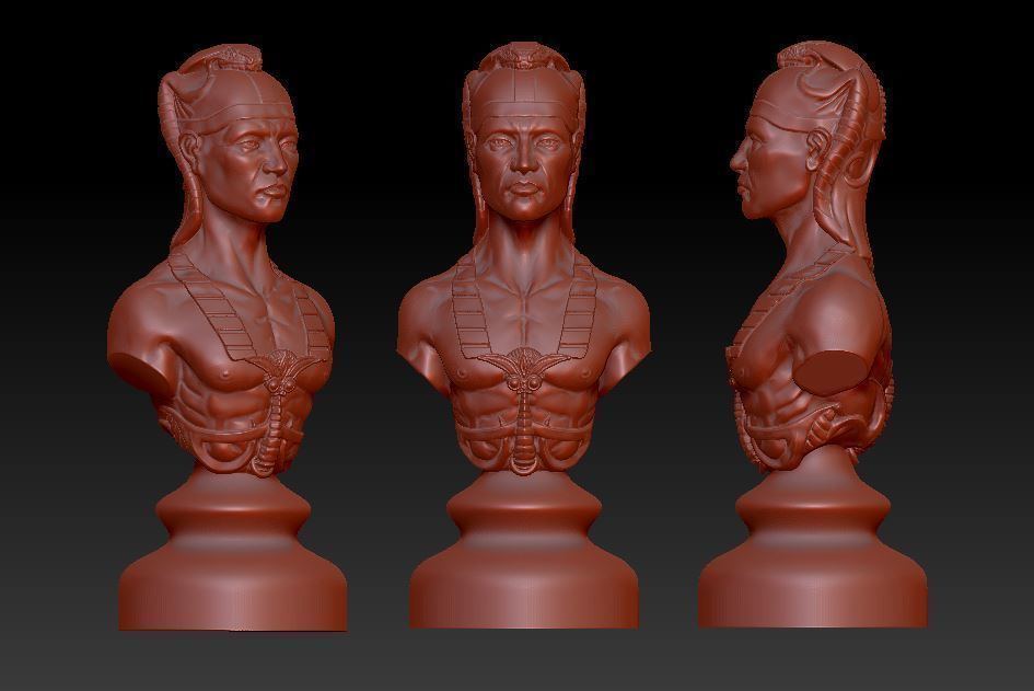 Warrior of Egypt - One Figure 3D print model_1