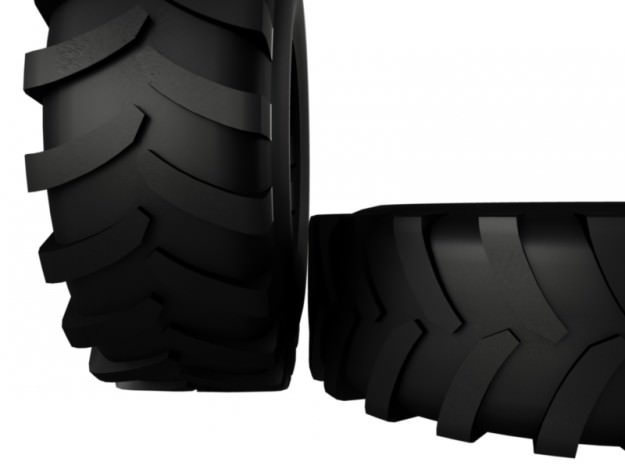 Tractor Tire 3D model_1