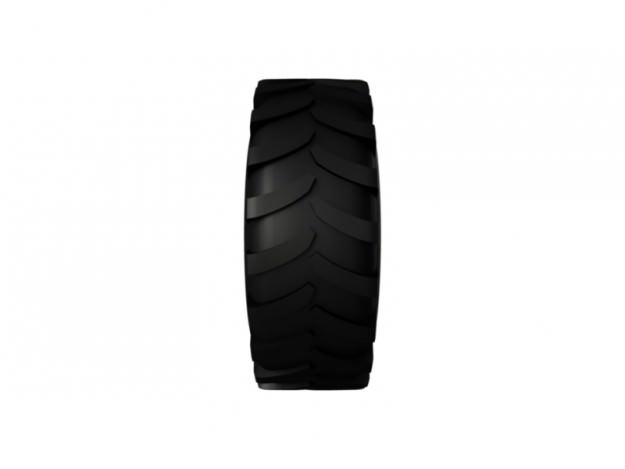 Tractor Tire 3D model_3