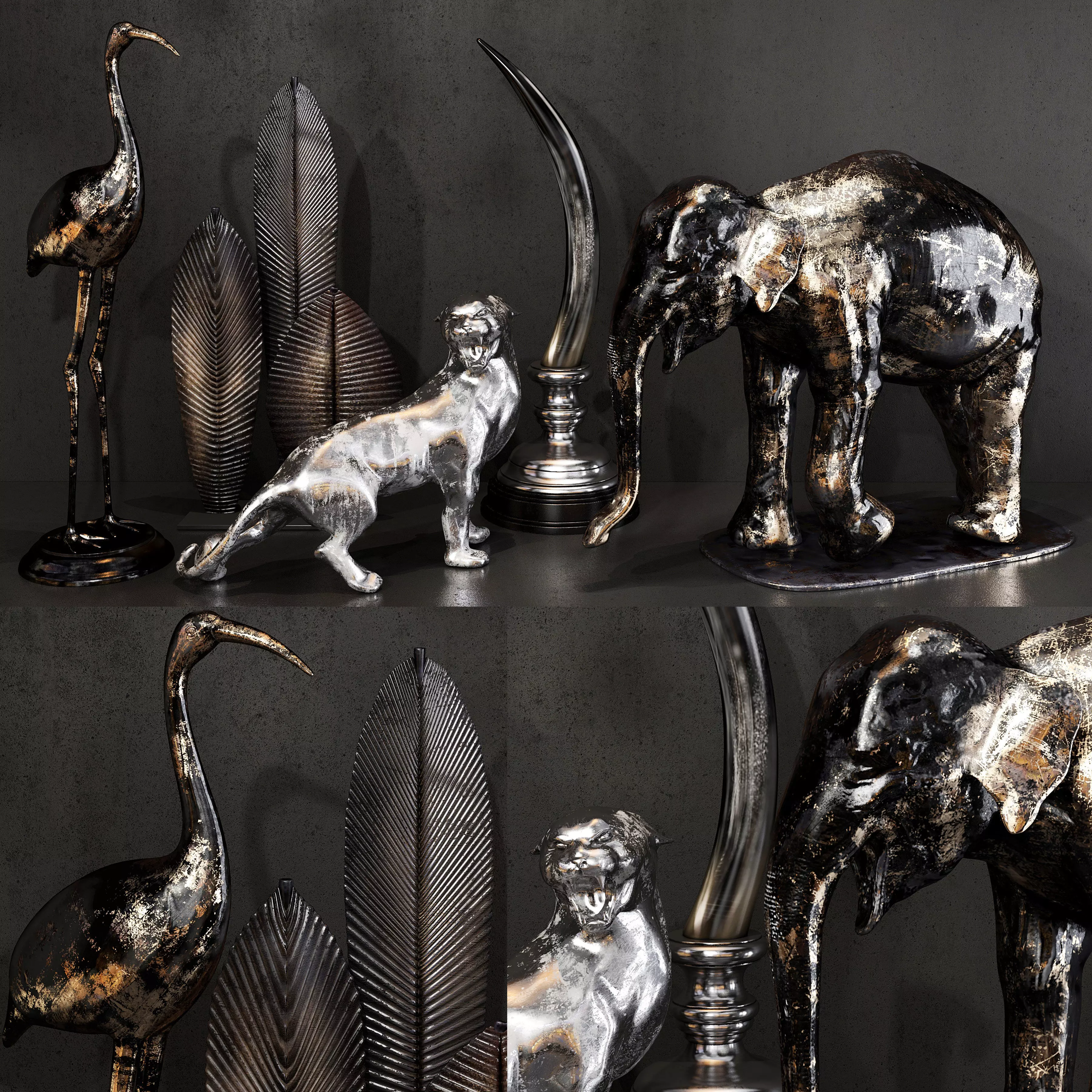 Decor set 54 3D model_0