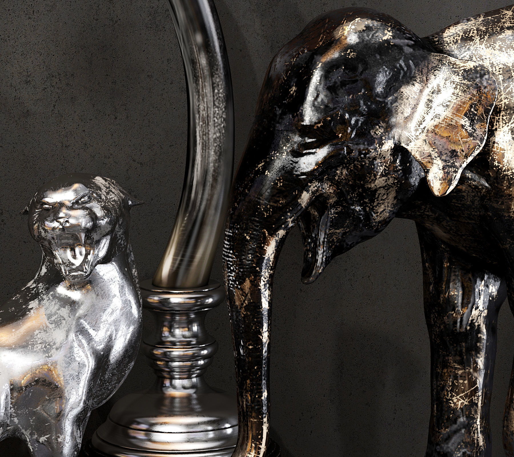 Decor set 54 3D model_5