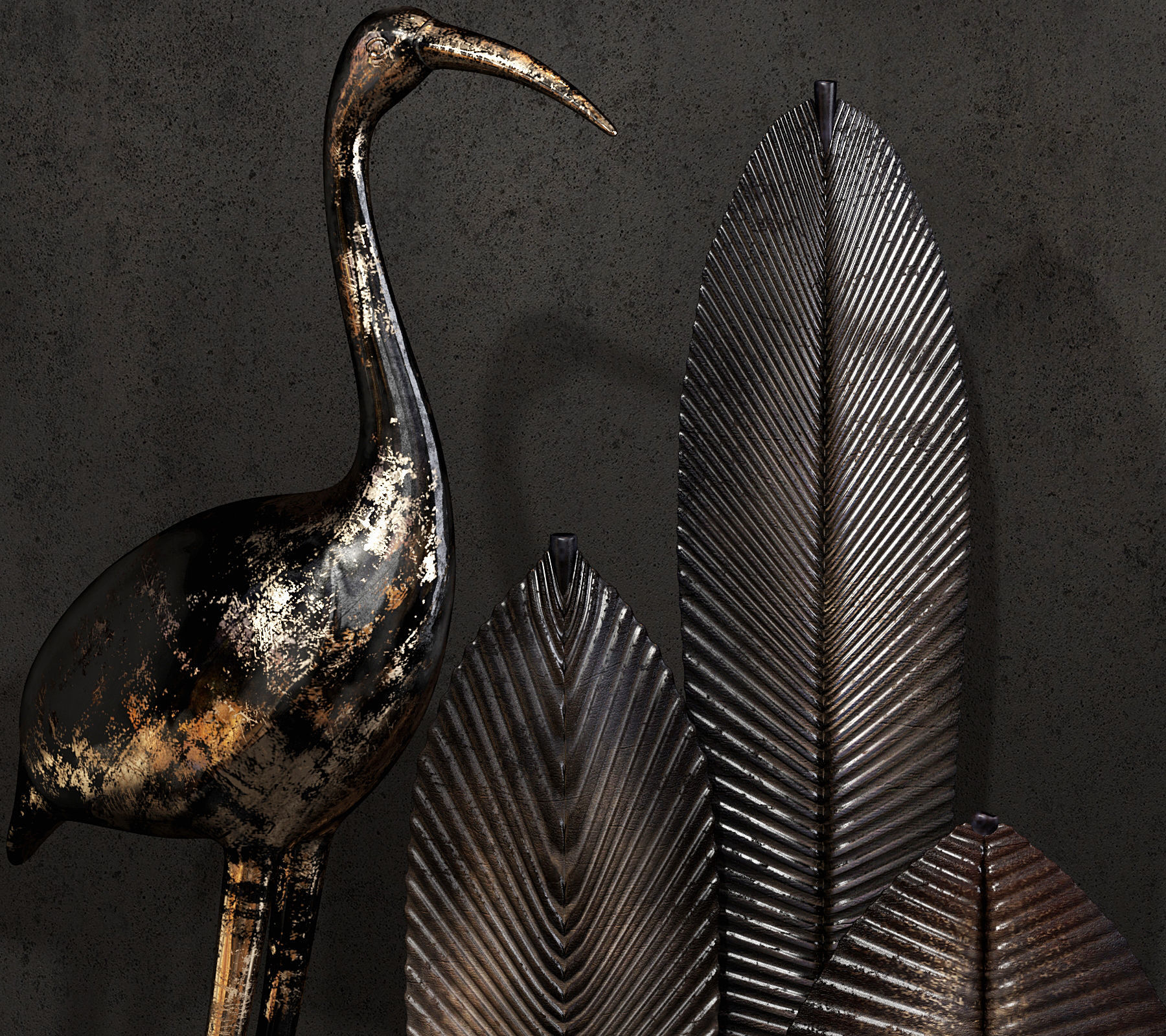 Decor set 54 3D model_4