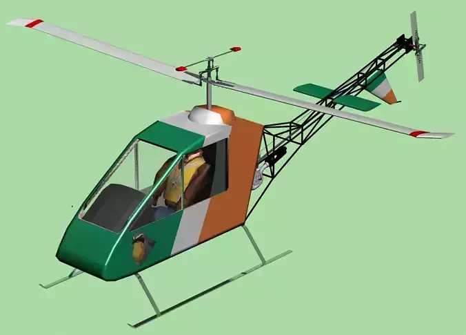 Robin ultralight helicopter