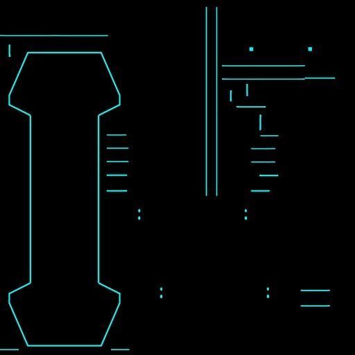 LowPoly Sci-fi Table Low-poly 3D model_4