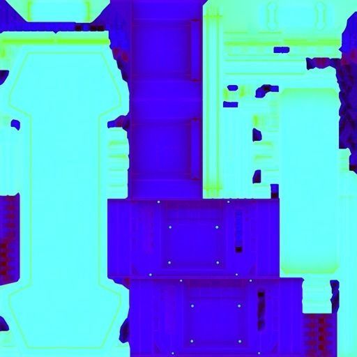 LowPoly Sci-fi Table Low-poly 3D model_6