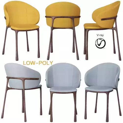 Mela chair Artisan 3d model