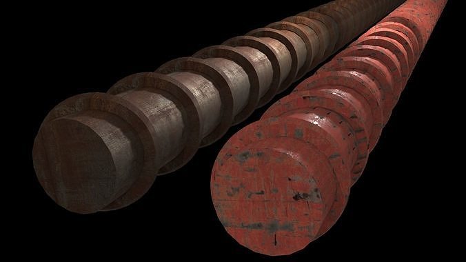 Steel Rod 3D model