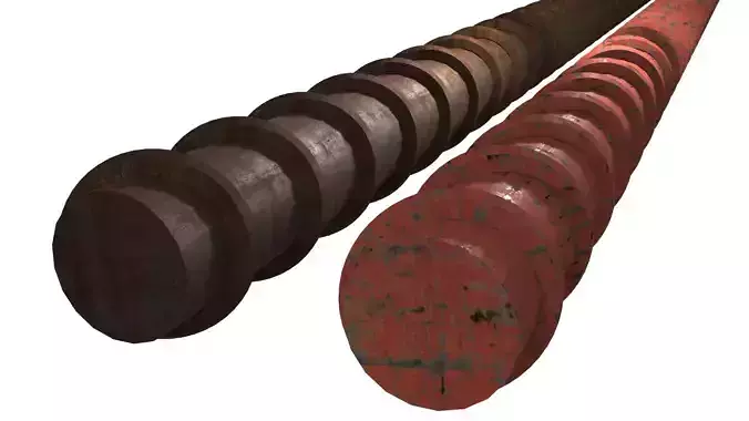Steel Rod 3D model