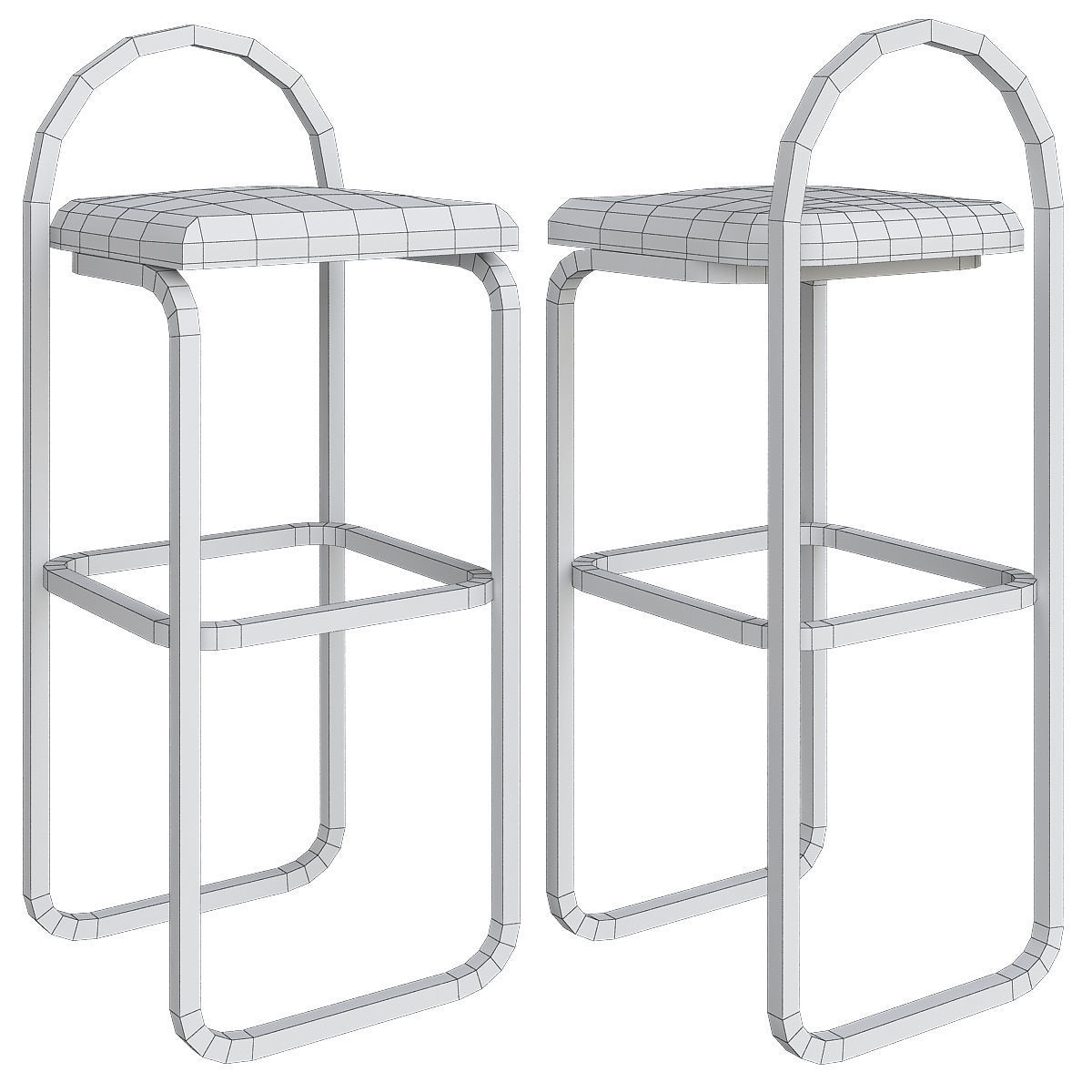 Counter Stools - Trit House 3d model Low-poly 3D model_1