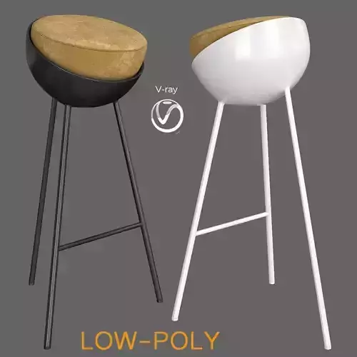 Tabouret Boet par Note Design Studio 3d model