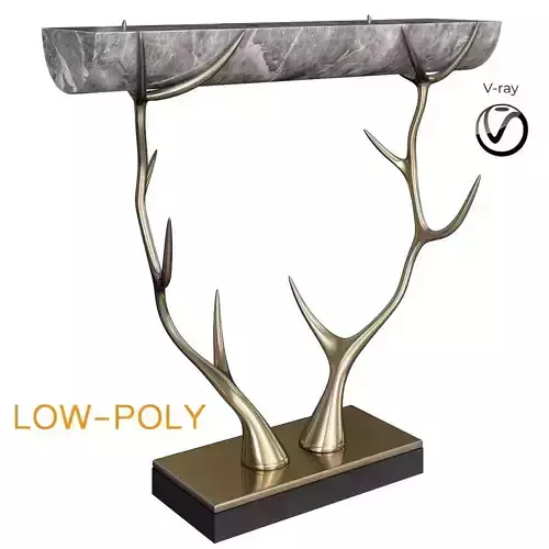 Megeve console 3d model