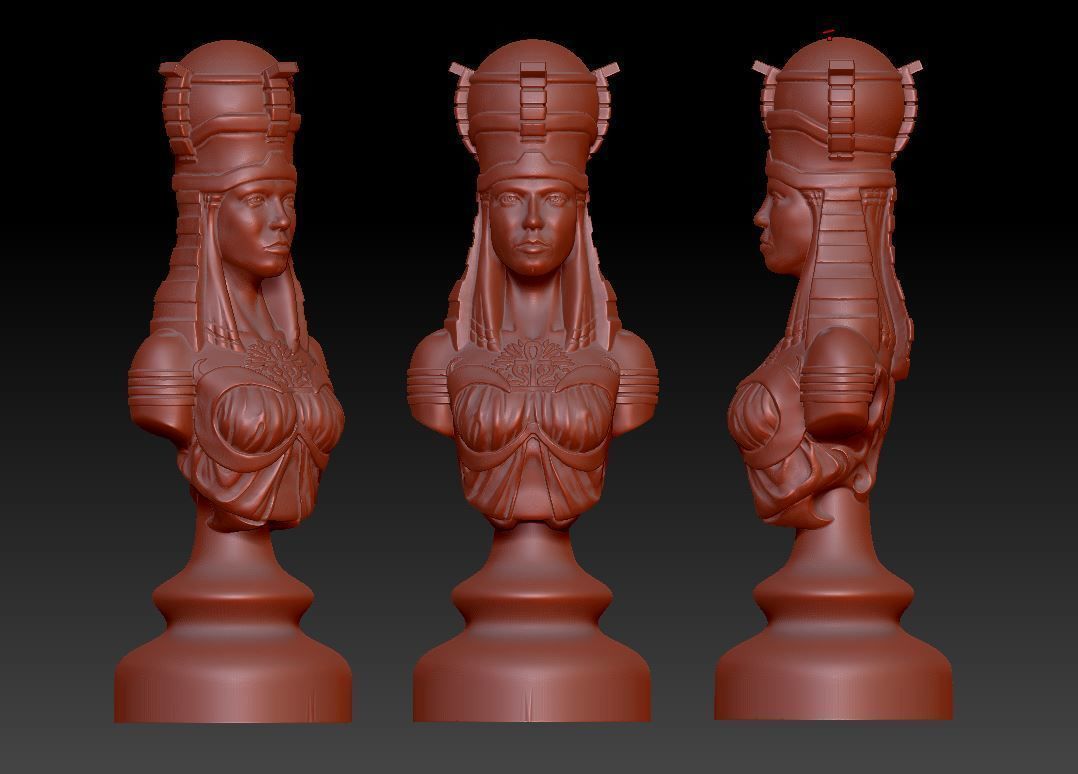 Rook of Egypt - One Figure 3D print model_1