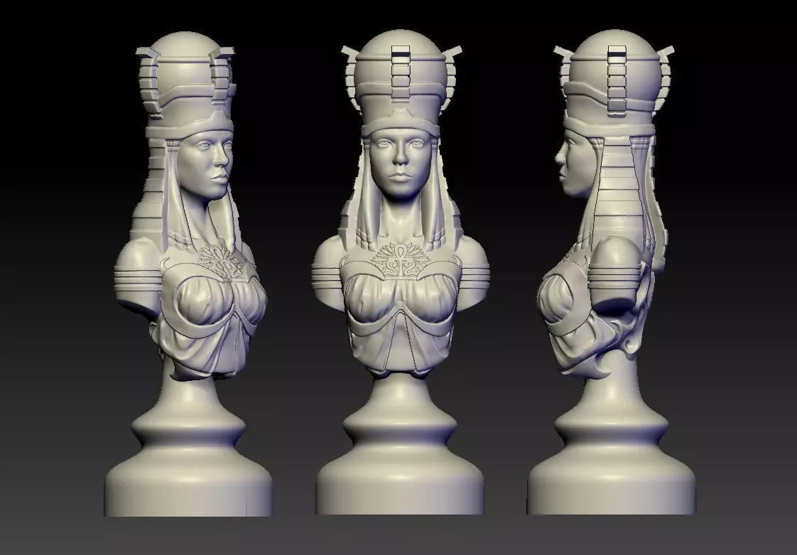 Rook of Egypt - One Figure 3D print model_0