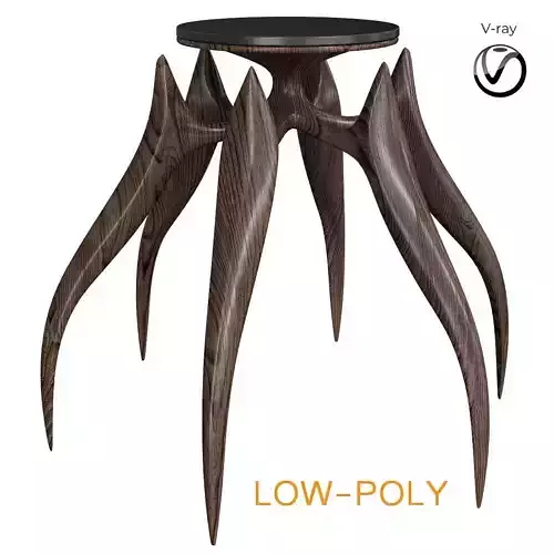 Spider Side table coffe table 3d model