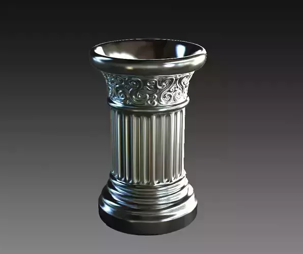Roman Column Style Mug 3D print model