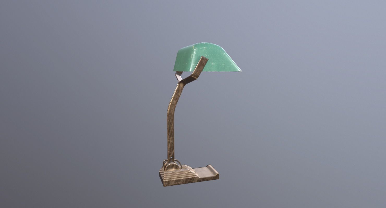 Desk Lamp Game Ready Low-poly 3D model_4