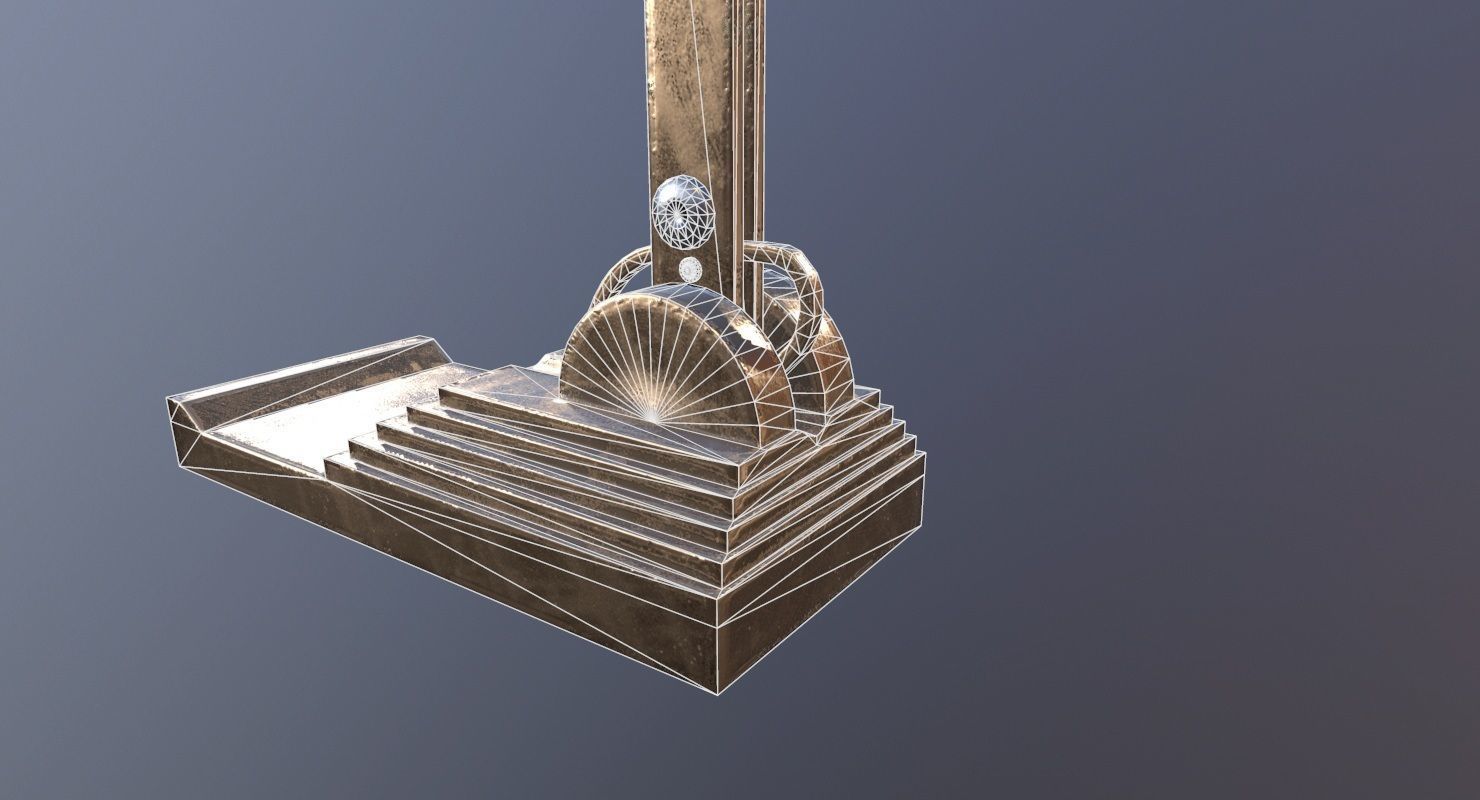 Desk Lamp Game Ready Low-poly 3D model_26