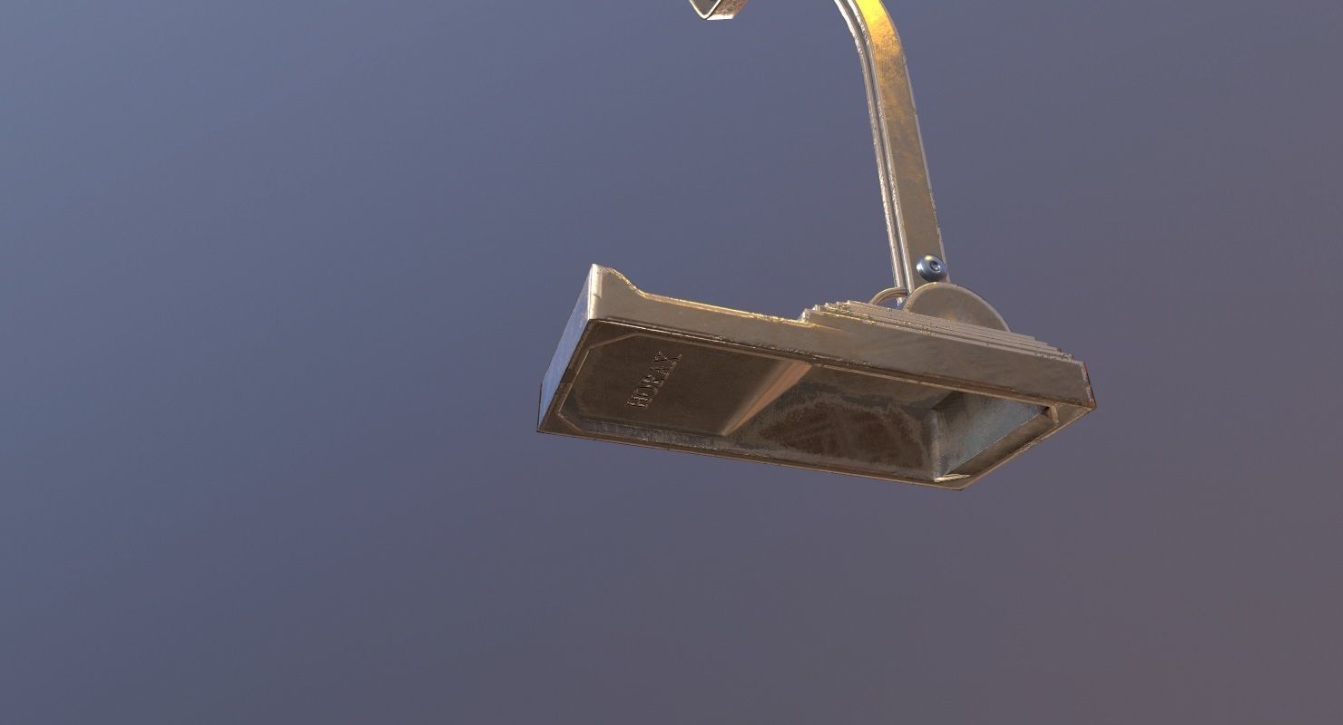 Desk Lamp Game Ready Low-poly 3D model_12